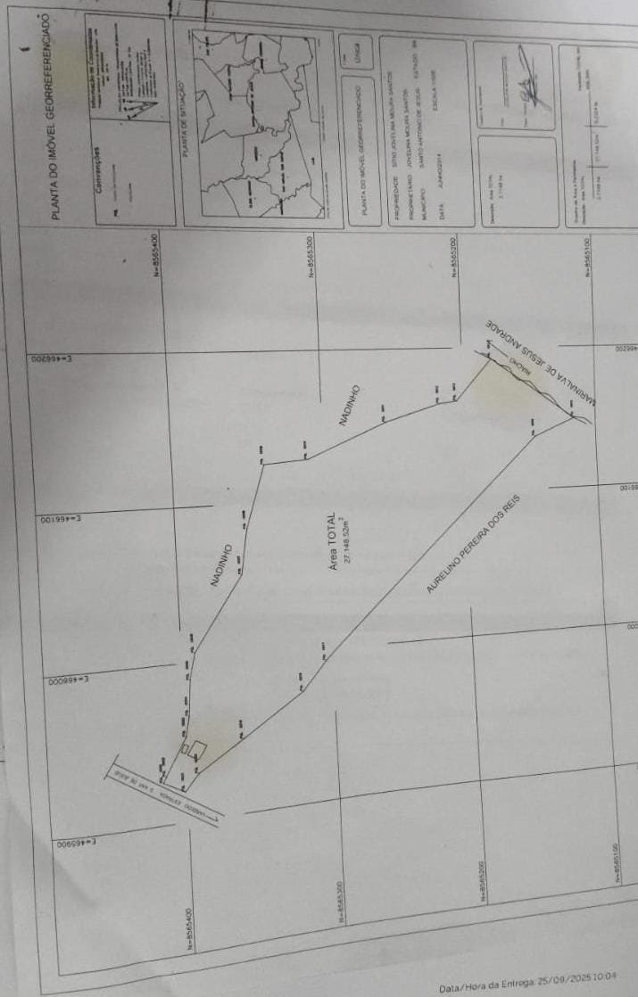 SÍTIO À VENDA - PRÓXIMO A ENTRADA DE SANTANA