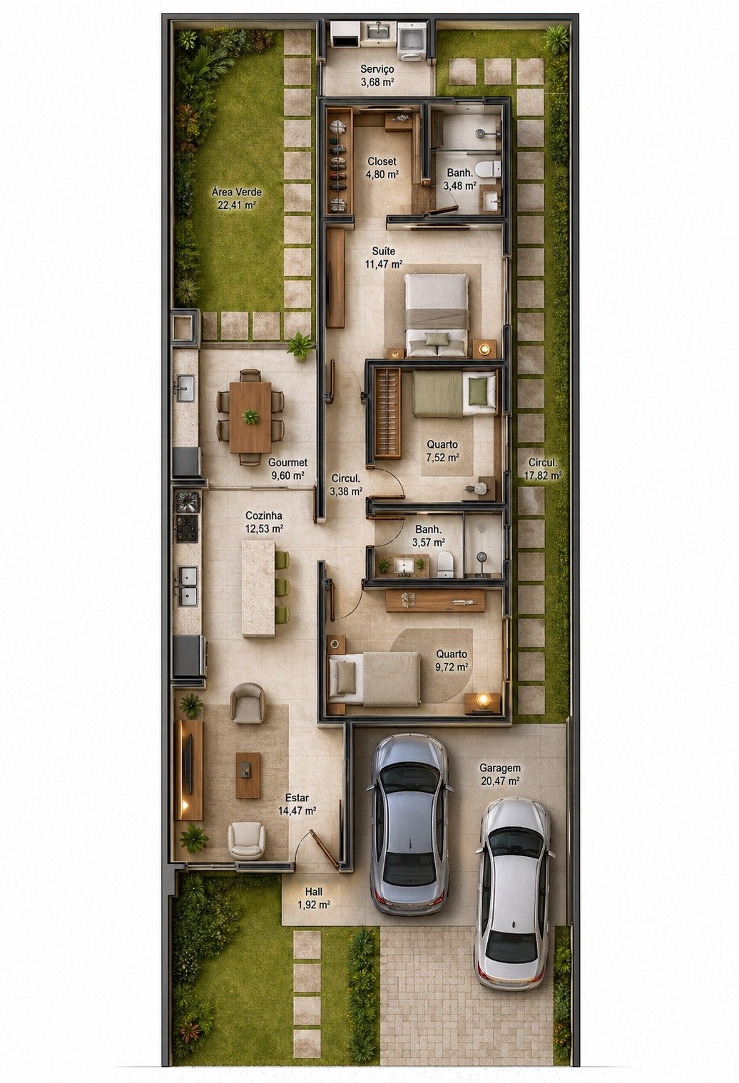 CASA À VENDA NO HORTO VILLE 1
