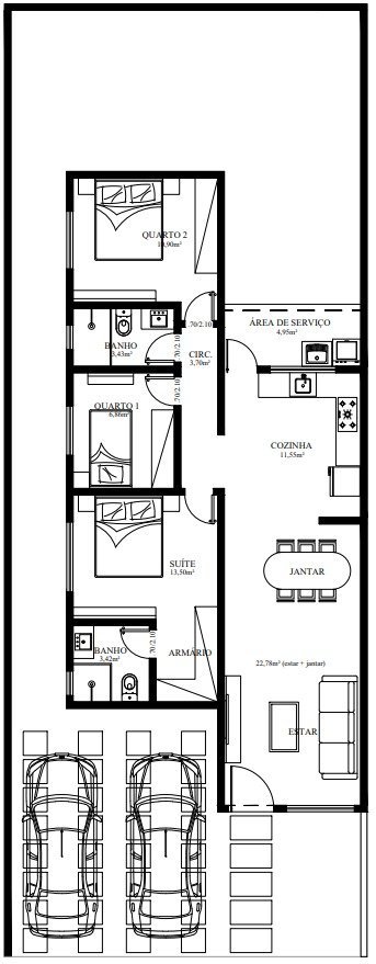 CASA EM CONSTRUÇÃO NO HORTO VILLE 1